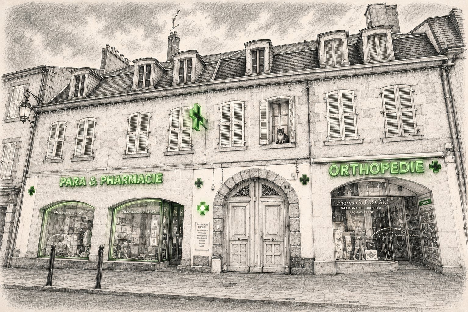 La pharmacie et son équipe